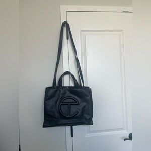 Telfar Medium Black Shopping Bag